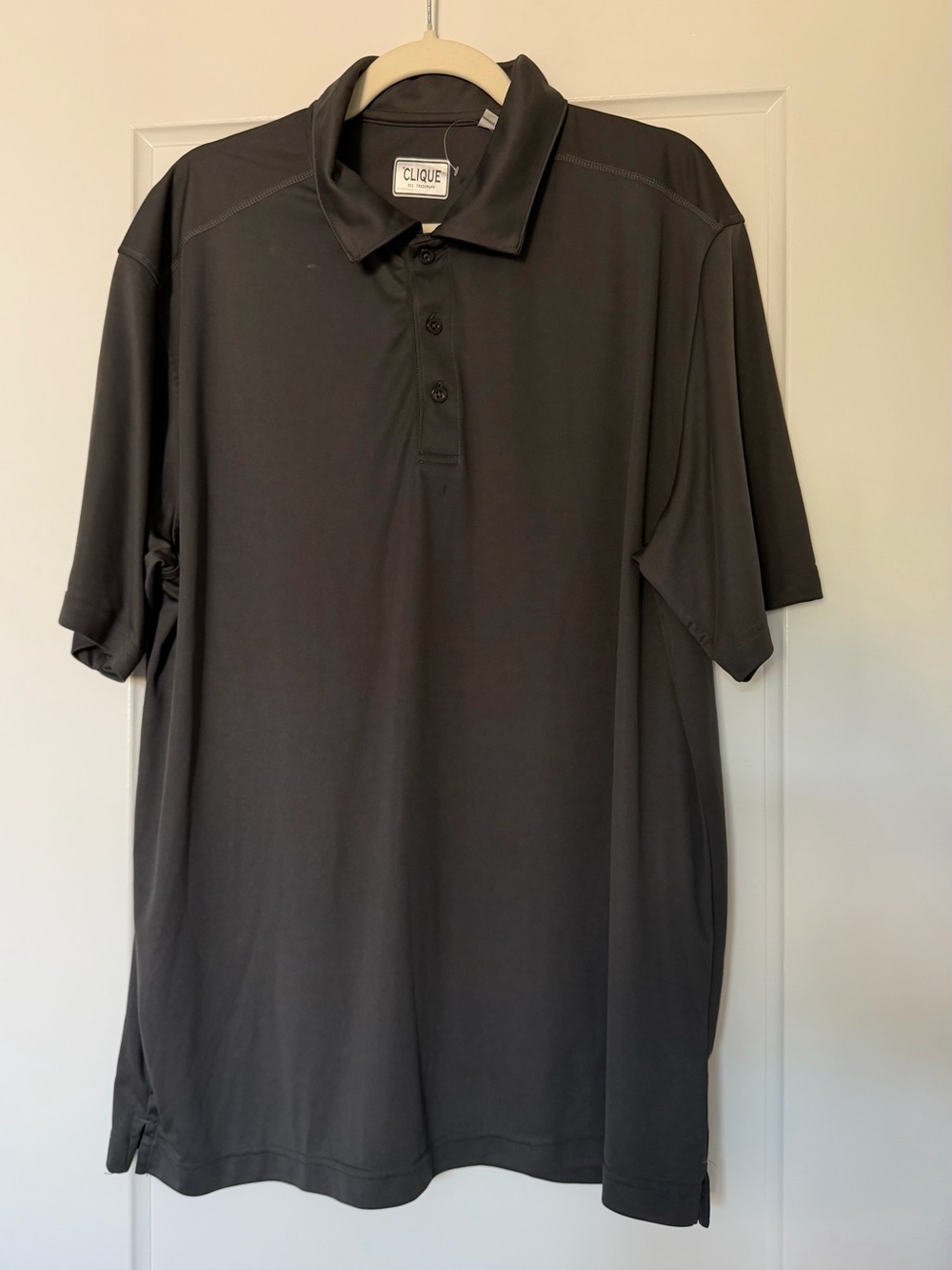 Clique Men’s Black Performance Polo Shirt